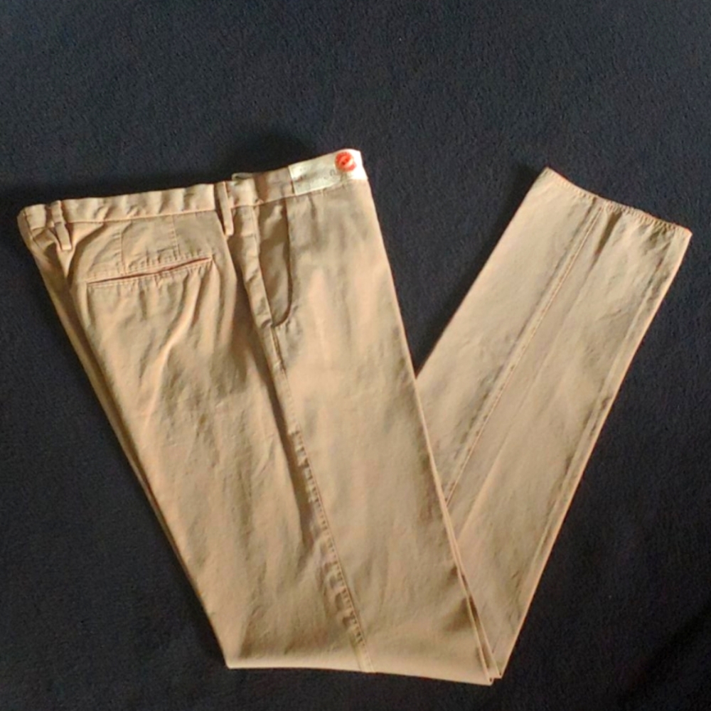 Incotex cotton sateen pants 36